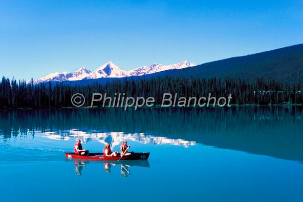 canada alberta 14.JPG - CanoëLac EmeraudeEmerald lakeParc national de YohoColombie BritanniqueCanada